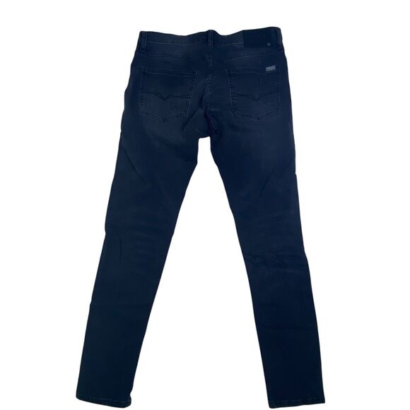 Guess Unisex Distressed Skinny Jeans Dark Wash Size 32 – Trendy Slim Fit Denim - Picture 3 of 9
